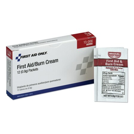 Physicianscare By First Aid Only First Aid Kit Refill Burn Cream Packets, PK12 13-006
